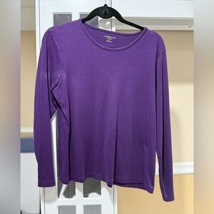 Croft & Barrow Purple Women's Top